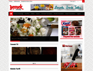 yemekzevki.com.tr screenshot