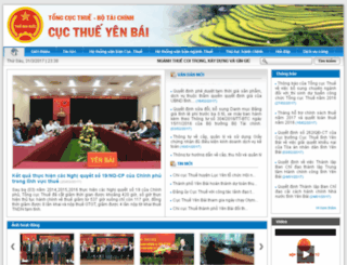 yenbai.gdt.gov.vn screenshot