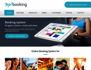 yepbooking.com.au screenshot