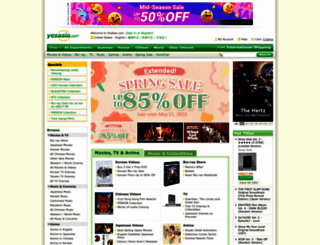 yesasia.com screenshot