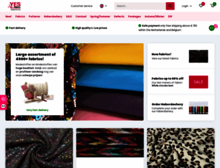 yesfabrics.nl screenshot