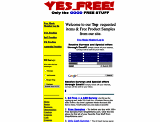 yesfree.com screenshot