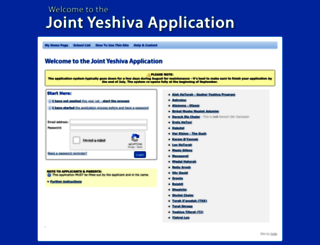 yeshivaapplication.org screenshot