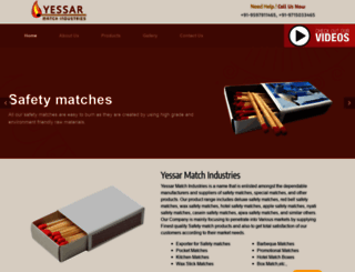 yessarmatchindustries.com screenshot