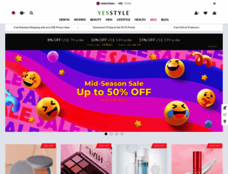yesstyle.com screenshot