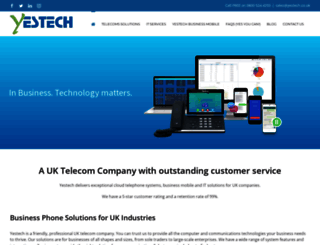 yestech.co.uk screenshot