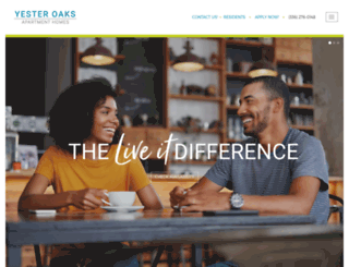 yesteroaksapthomes.com screenshot