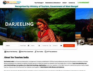 yestourismindia.com screenshot