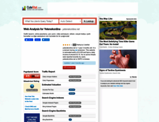 yetenekonline.net.cutestat.com screenshot