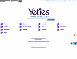 yeties.com screenshot
