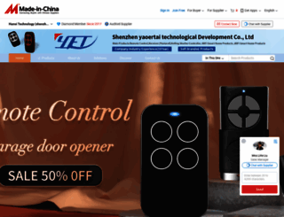 yetremote.en.made-in-china.com screenshot