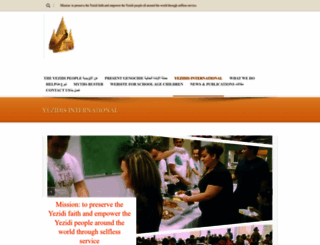 yezidisinternational.org screenshot