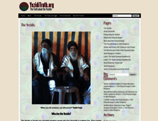 yeziditruth.org screenshot