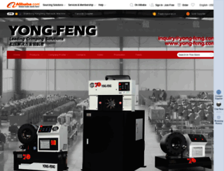 yfcrimpingmachine.en.alibaba.com screenshot