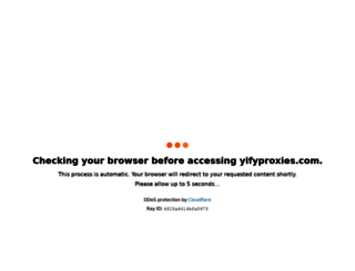 yifyproxies.com screenshot