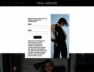 yigal-azrouel.com screenshot