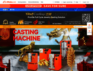 yihuicasting.en.alibaba.com screenshot