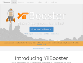 yii-booster.clevertech.biz screenshot