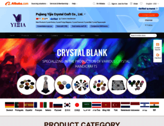 yijiacrystal.en.alibaba.com screenshot