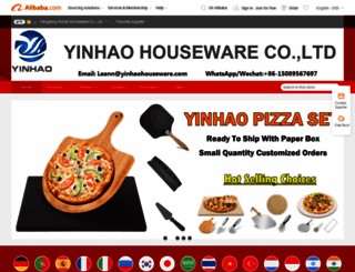 yinhaohouseware.en.alibaba.com screenshot
