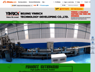 yinrich.en.alibaba.com screenshot