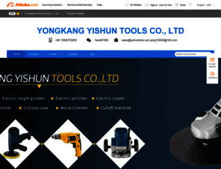 yishuntools.en.alibaba.com screenshot