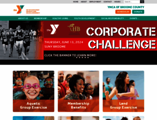 ymcabroome.org screenshot