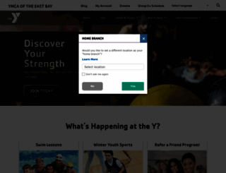ymcaeastbay.org screenshot