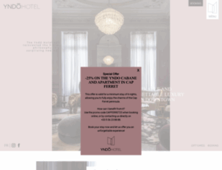 yndohotelbordeaux.fr screenshot