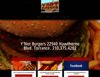 ynotburgers.com screenshot