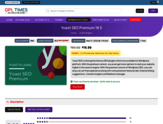 yoast.gpltimes.com screenshot