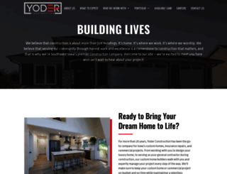 yoderconstructionbuild.com screenshot