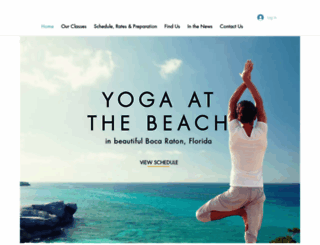 yoga-at-the-beach.com screenshot