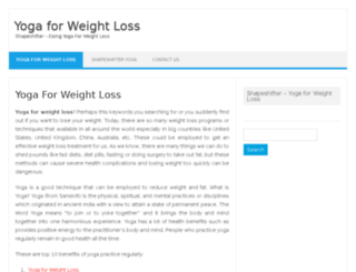 yoga-for-weight-loss.net screenshot