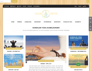 yoga-infos.de screenshot