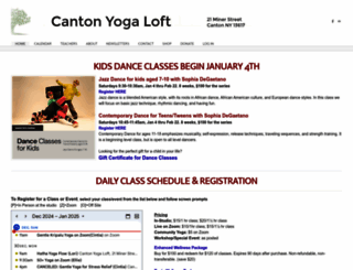 yoga-loft.org screenshot
