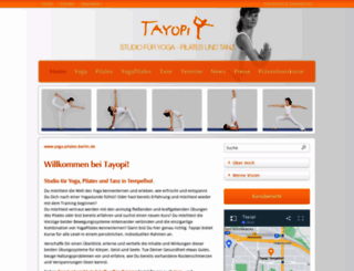 yoga-pilates-berlin.de screenshot