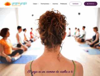 yoga-yogabcn.com screenshot