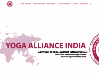 yogaallianceindia.yoga screenshot