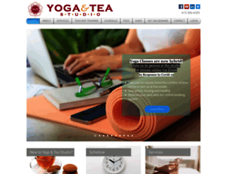yogaandtea.com screenshot