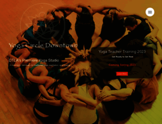 yogacircledowntown.com screenshot