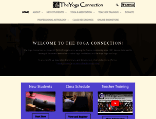 yogaconnection.org screenshot