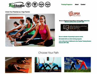 yogaeducationinstitute.com screenshot