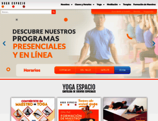 yogaespacio.com.mx screenshot