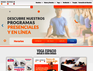 yogaespacio.com screenshot