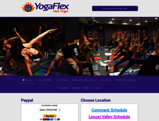 yogaflexny.com screenshot