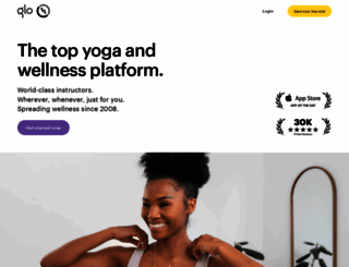 yogaglo.com screenshot