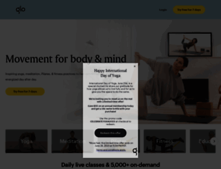 yogaglow.com screenshot