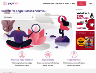yogahub.co.uk screenshot