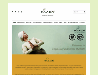 yogaleaf.com screenshot